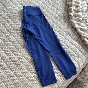 Women's Blue High-Waisted Pants Wundertrain 25inch